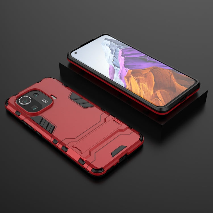 For Xiaomi Mi 11 Pro Shockproof PC + TPU Protective Case with Hidden Holder