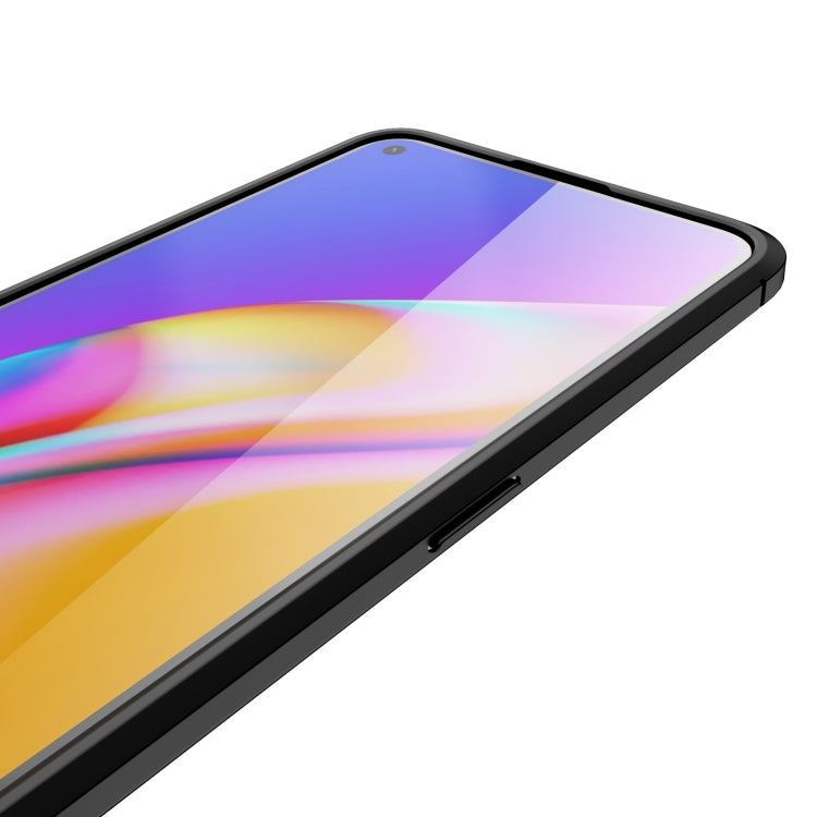 For OPPO F19 Litchi Texture TPU Shockproof Case