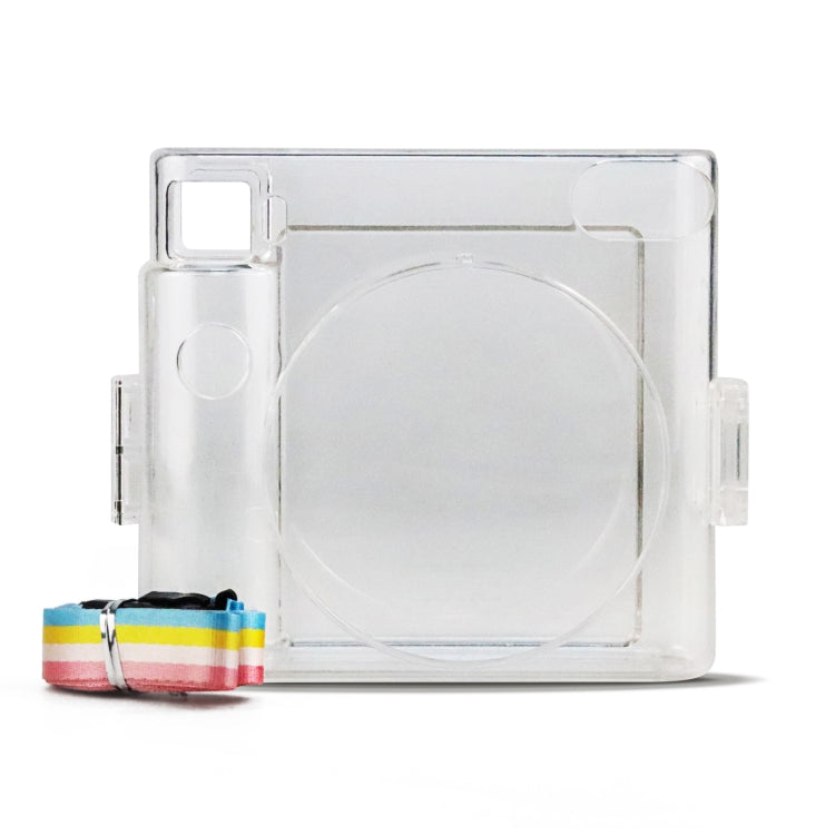 Clear Crystal Camera Bag with Shoulder Strap for Fujifilm Instax Square SQ1