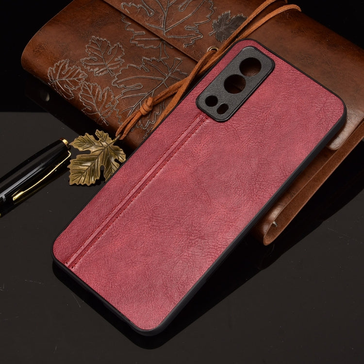 For vivo Y72 5G / iQOO Z3 5G Shockproof Sewing Cow Pattern Skin PC + PU + TPU Case