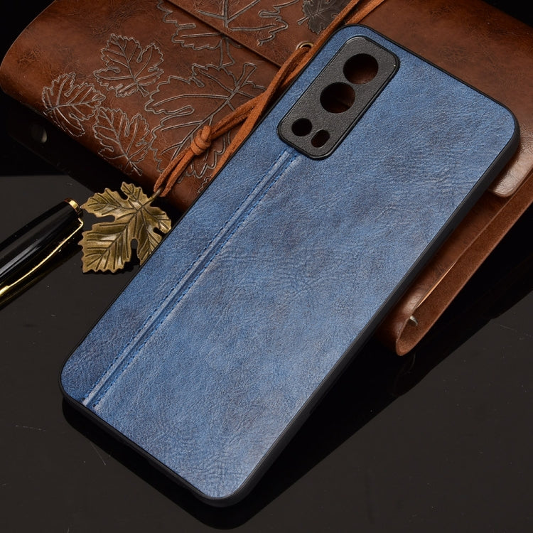 For vivo Y72 5G / iQOO Z3 5G Shockproof Sewing Cow Pattern Skin PC + PU + TPU Case