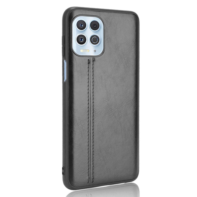 For Motorola Edge S / Moto G100 Shockproof Sewing Cow Pattern Skin PC + PU + TPU Case