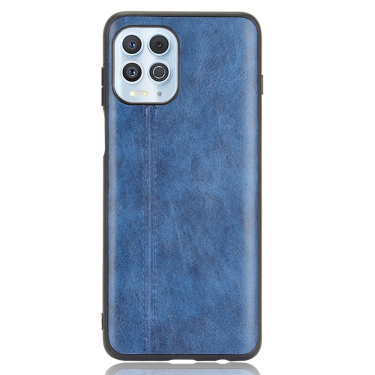 For Motorola Edge S / Moto G100 Shockproof Sewing Cow Pattern Skin PC + PU + TPU Case