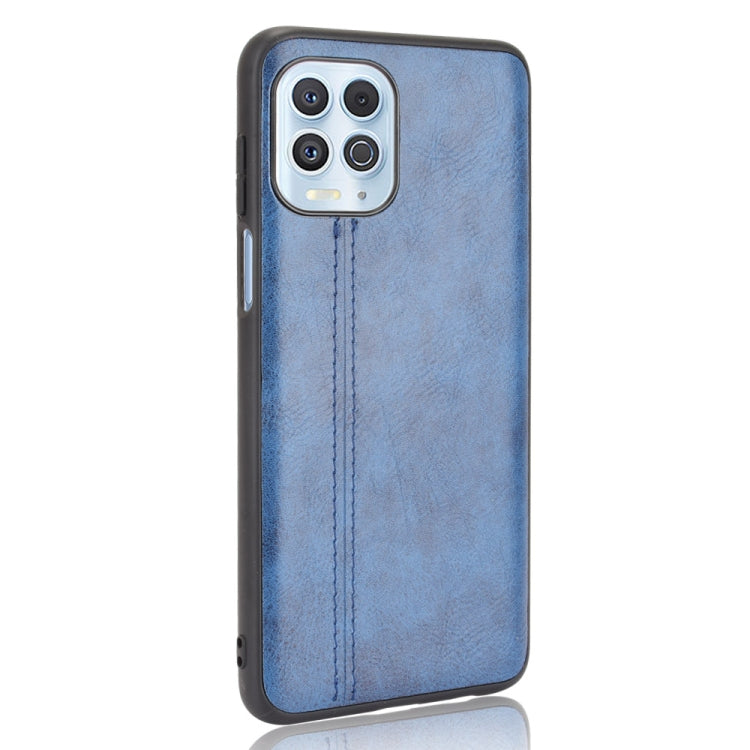 For Motorola Edge S / Moto G100 Shockproof Sewing Cow Pattern Skin PC + PU + TPU Case