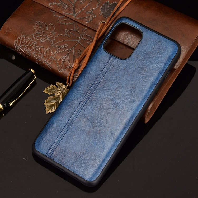 For Motorola Edge S / Moto G100 Shockproof Sewing Cow Pattern Skin PC + PU + TPU Case
