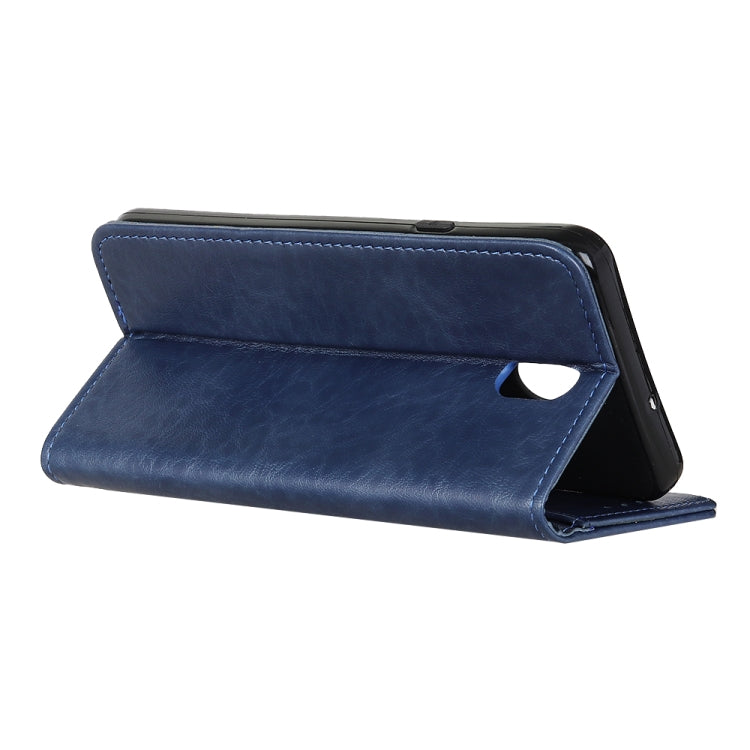 For Xiaomi Redmi 8A Magnetic Retro Crazy Horse Texture Horizontal Flip Leather Case with Holder & Card Slots