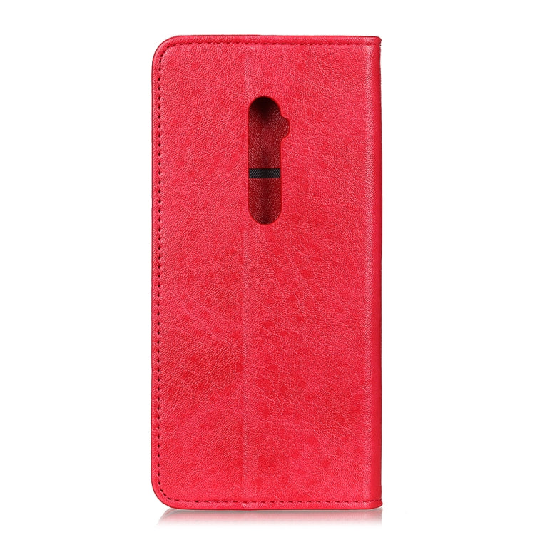 For OPPO Reno Ace Magnetic Retro Crazy Horse Texture Horizontal Flip Leather Case with Holder & Card Slots
