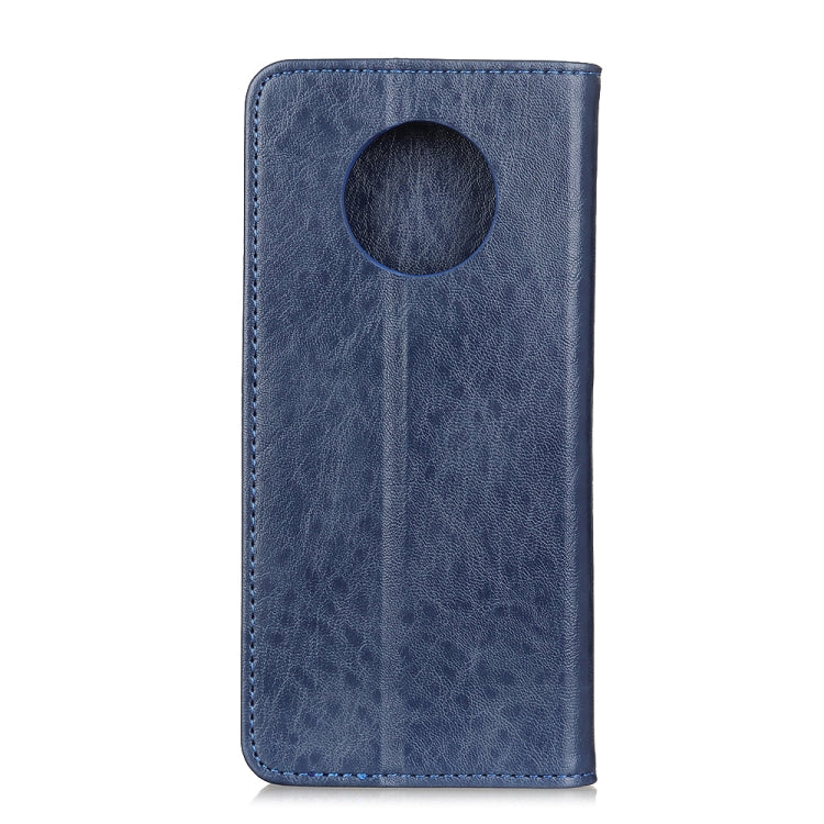 For Oneplus 7T Magnetic Retro Crazy Horse Texture Horizontal Flip Leather Case with Holder & Card Slots