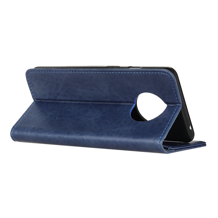 For Oneplus 7T Magnetic Retro Crazy Horse Texture Horizontal Flip Leather Case with Holder & Card Slots