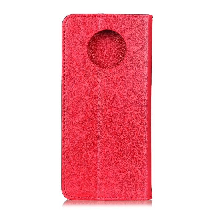 For Oneplus 7T Magnetic Retro Crazy Horse Texture Horizontal Flip Leather Case with Holder & Card Slots