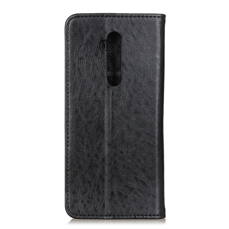 For Oneplus 7T Pro Magnetic Retro Crazy Horse Texture Horizontal Flip Leather Case with Holder & Card Slots
