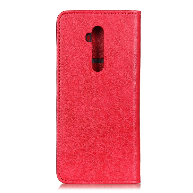 For Oneplus 7T Pro Magnetic Retro Crazy Horse Texture Horizontal Flip Leather Case with Holder & Card Slots