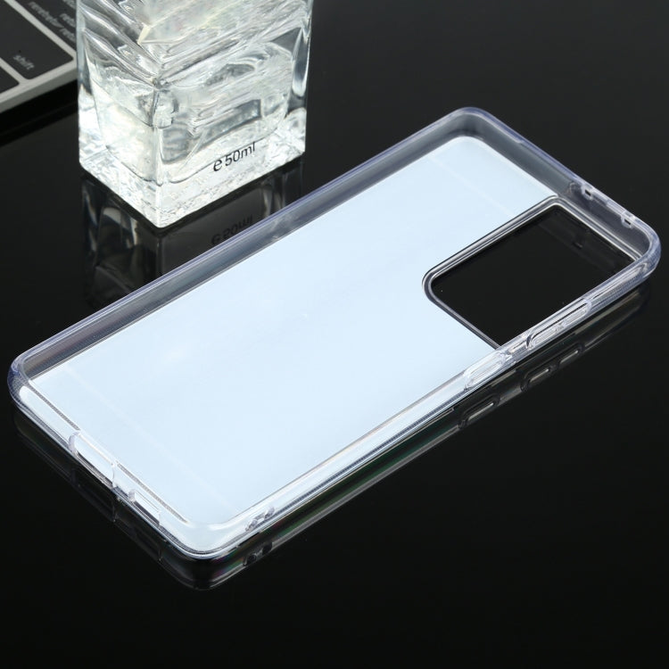 For Samsung Galaxy S21 Ultra 5G TPU + Acrylic Luxury Plating Mirror Phone Case Cover