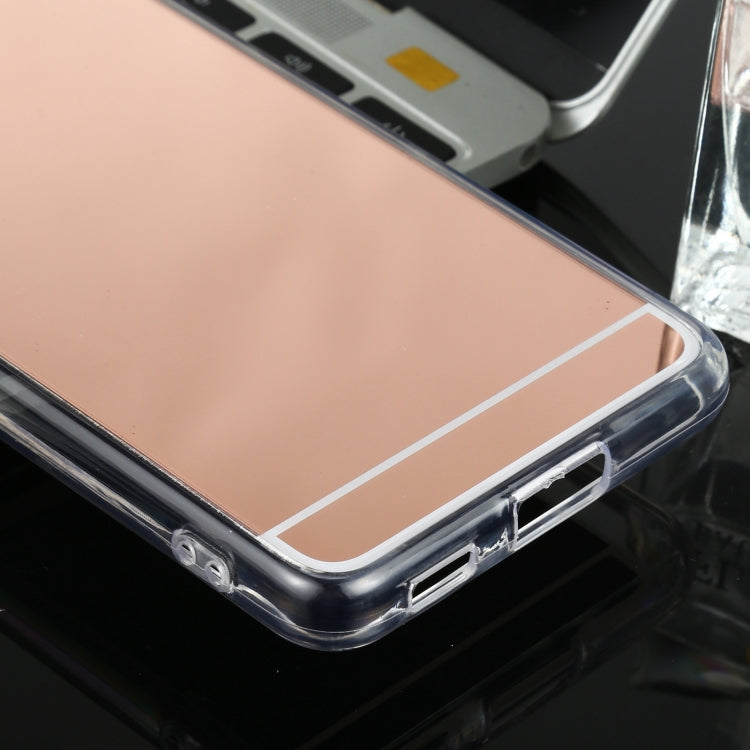 For Samsung Galaxy S21 5G TPU + Acrylic Luxury Plating Mirror Phone Case Cover