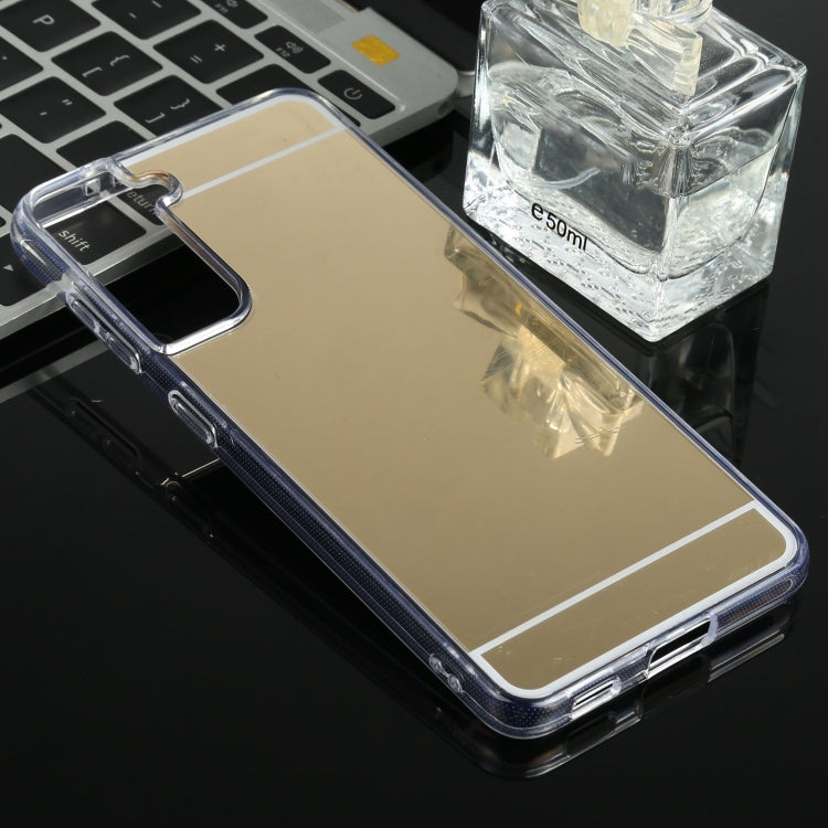 For Samsung Galaxy S21 5G TPU + Acrylic Luxury Plating Mirror Phone Case Cover