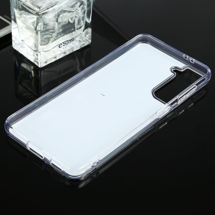 For Samsung Galaxy S21 5G TPU + Acrylic Luxury Plating Mirror Phone Case Cover