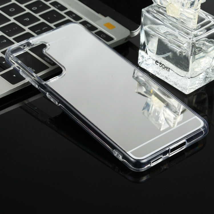 For Samsung Galaxy S21 5G TPU + Acrylic Luxury Plating Mirror Phone Case Cover