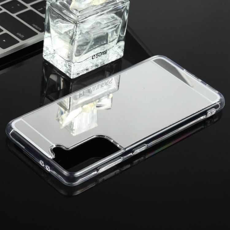 For Samsung Galaxy S21 5G TPU + Acrylic Luxury Plating Mirror Phone Case Cover