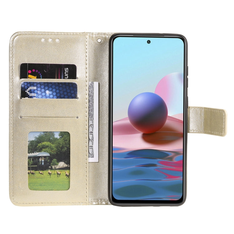 For Xiaomi Redmi Note 10 5G Totem Flower Embossed Horizontal Flip TPU + PU Leather Case with Holder & Card Slots & Wallet
