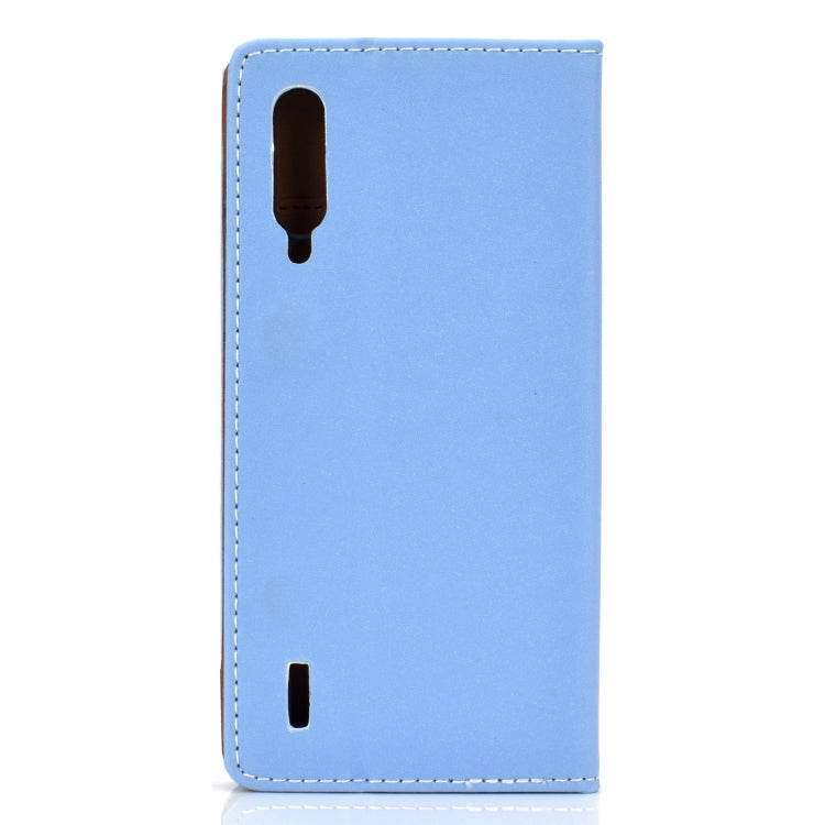 For Xiaomi Mi CC9 Solid Color Magnetic Horizontal Flip Leather Case with Card Slot & Holder