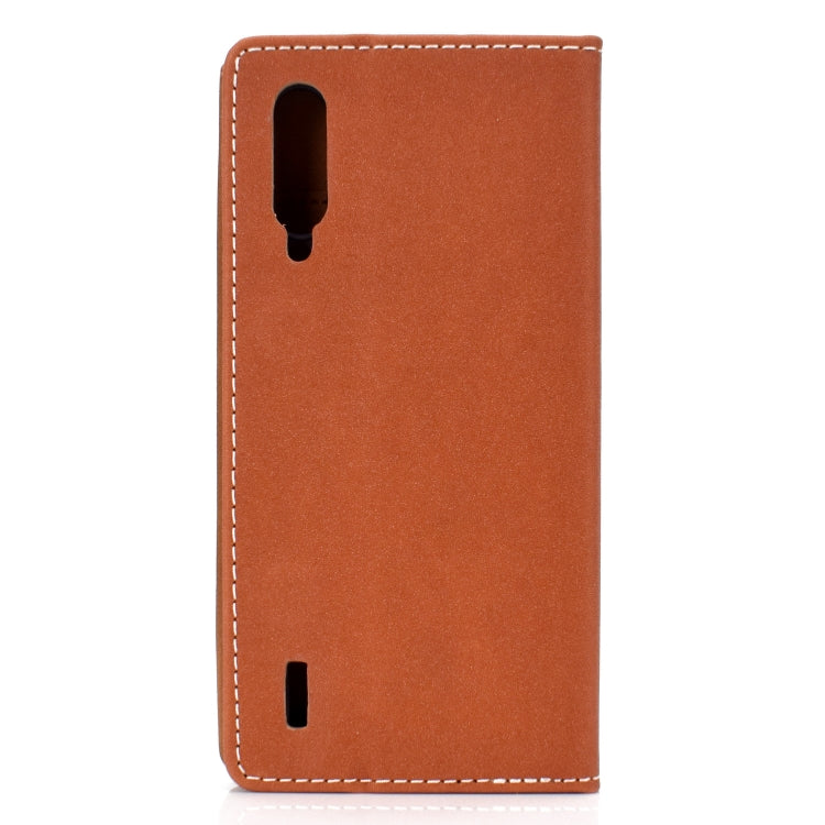 For Xiaomi Mi CC9 Solid Color Magnetic Horizontal Flip Leather Case with Card Slot & Holder