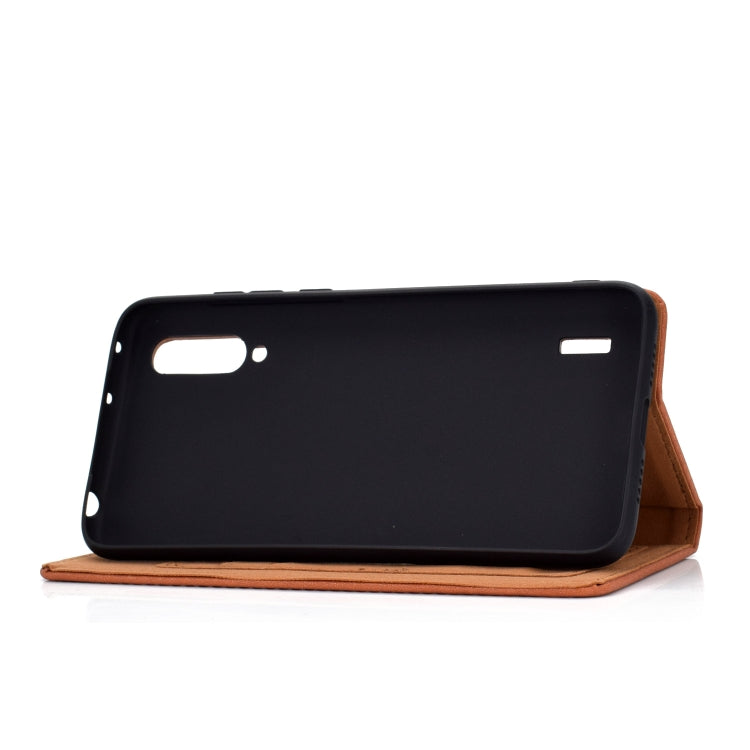 For Xiaomi Mi CC9e Solid Color Magnetic Horizontal Flip Leather Case with Card Slot & Holder
