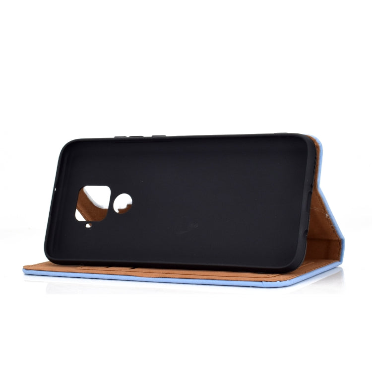 For Huawei Mate 30 Lite Solid Color Magnetic Horizontal Flip Leather Case with Card Slot & Holder