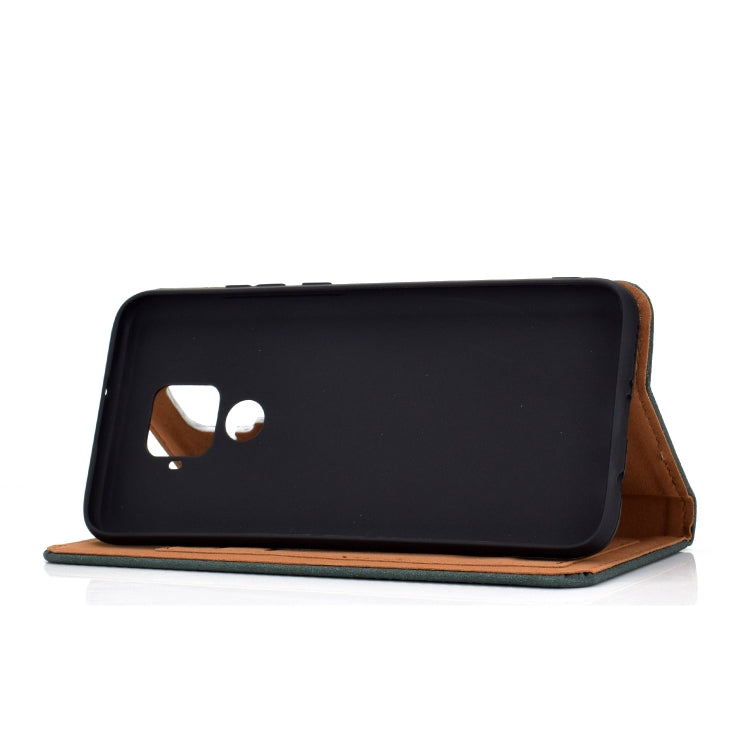 For Huawei Mate 30 Lite Solid Color Magnetic Horizontal Flip Leather Case with Card Slot & Holder