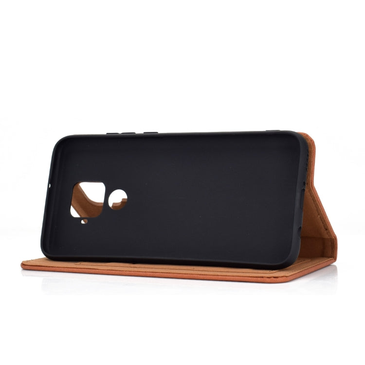 For Huawei Mate 30 Lite Solid Color Magnetic Horizontal Flip Leather Case with Card Slot & Holder