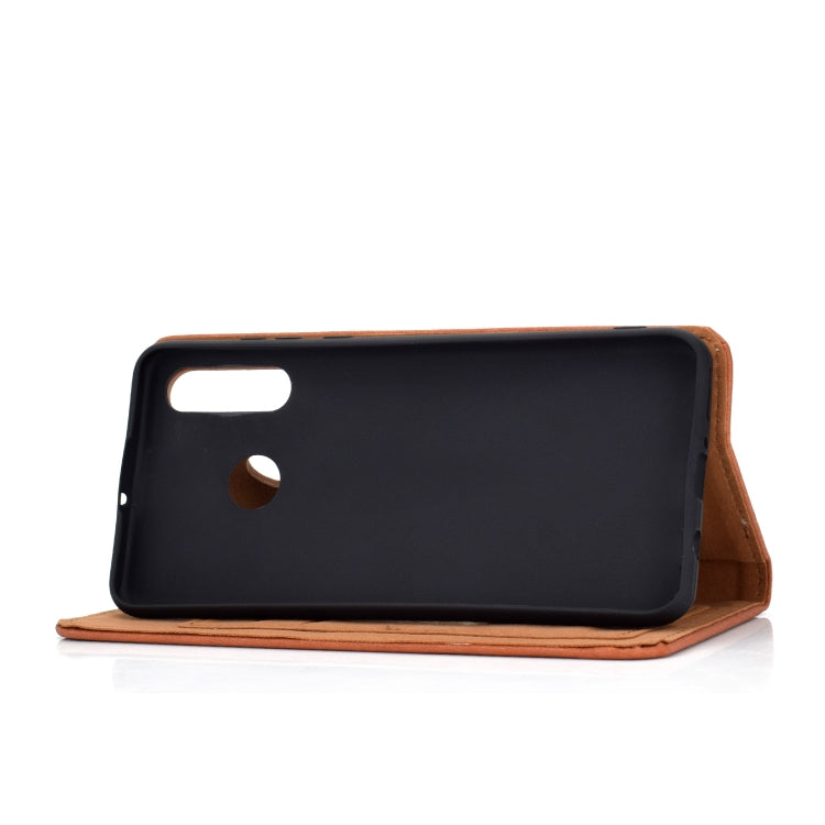 For Huawei P30 Lite Solid Color Magnetic Horizontal Flip Leather Case with Card Slot & Holder