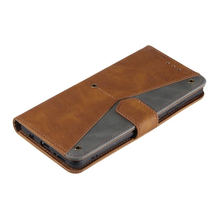 For Xiaomi Redmi K40 Stitching Calf Texture Horizontal Flip Leather Case with Holder & Card Slots & Wallet