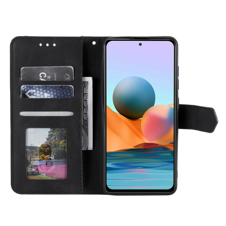 For Xiaomi Redmi Note 10 Pro Max Stitching Calf Texture Horizontal Flip Leather Case with Holder & Card Slots & Wallet