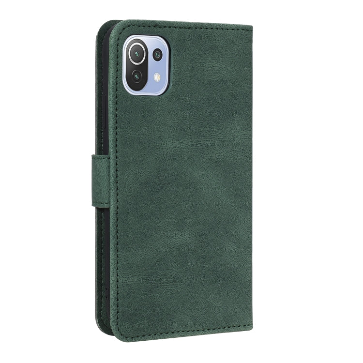 For Xiaomi Mi 11 Lite Stitching Calf Texture Horizontal Flip Leather Case with Holder & Card Slots & Wallet