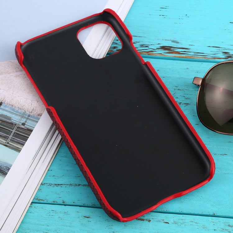 For iPhone 11 Snakeskin Texture Paste Skin PC Protective Case