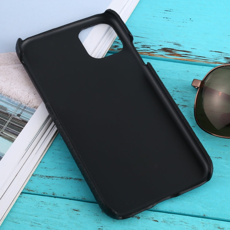 For iPhone 11 Snakeskin Texture Paste Skin PC Protective Case