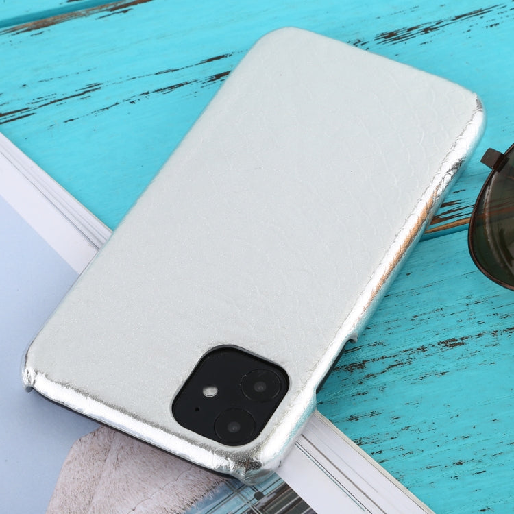 For iPhone 11 Snakeskin Texture Paste Skin PC Protective Case
