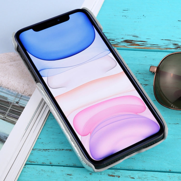 For iPhone 11 Snakeskin Texture Paste Skin PC Protective Case