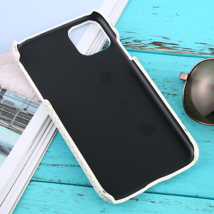 For iPhone 11 Snakeskin Texture Paste Skin PC Protective Case