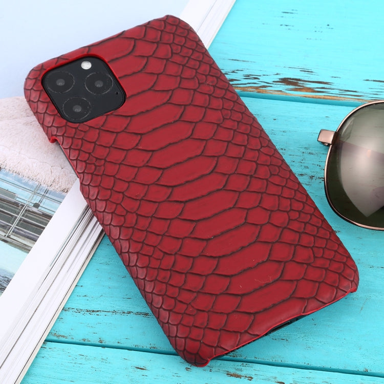 For iPhone 11 Pro Snakeskin Texture Paste Skin PC Protective Case
