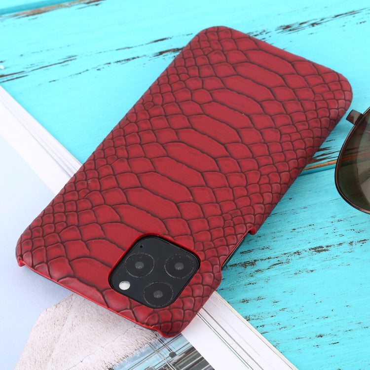 For iPhone 11 Pro Snakeskin Texture Paste Skin PC Protective Case