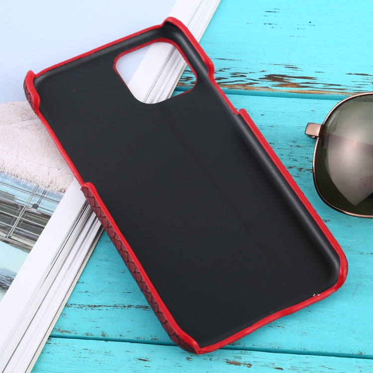 For iPhone 11 Pro Snakeskin Texture Paste Skin PC Protective Case
