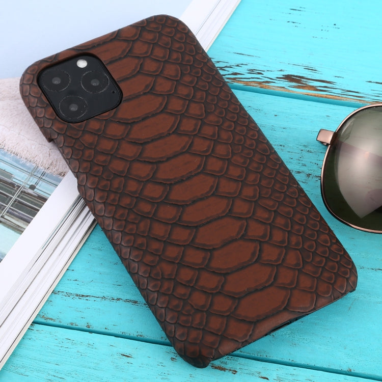 For iPhone 11 Pro Snakeskin Texture Paste Skin PC Protective Case