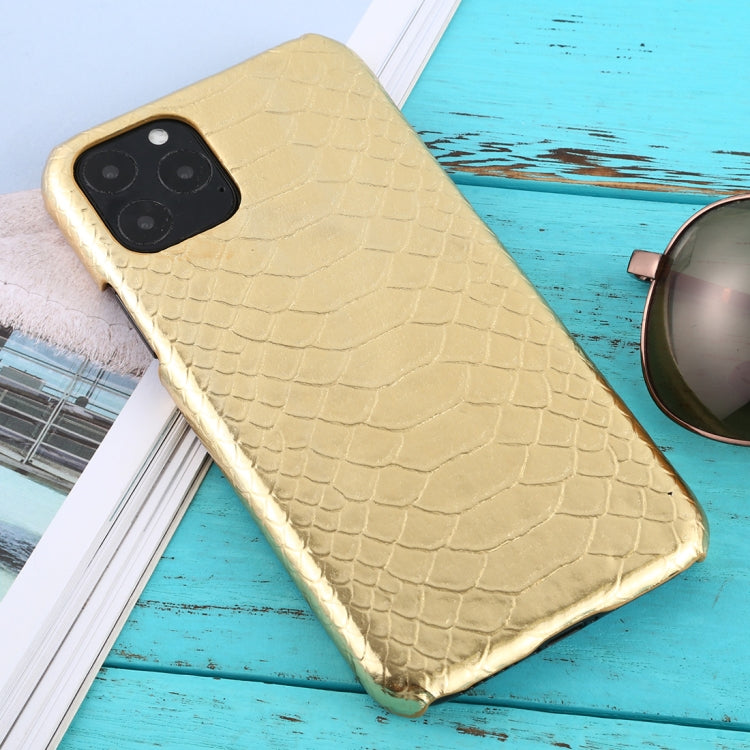 For iPhone 11 Pro Snakeskin Texture Paste Skin PC Protective Case