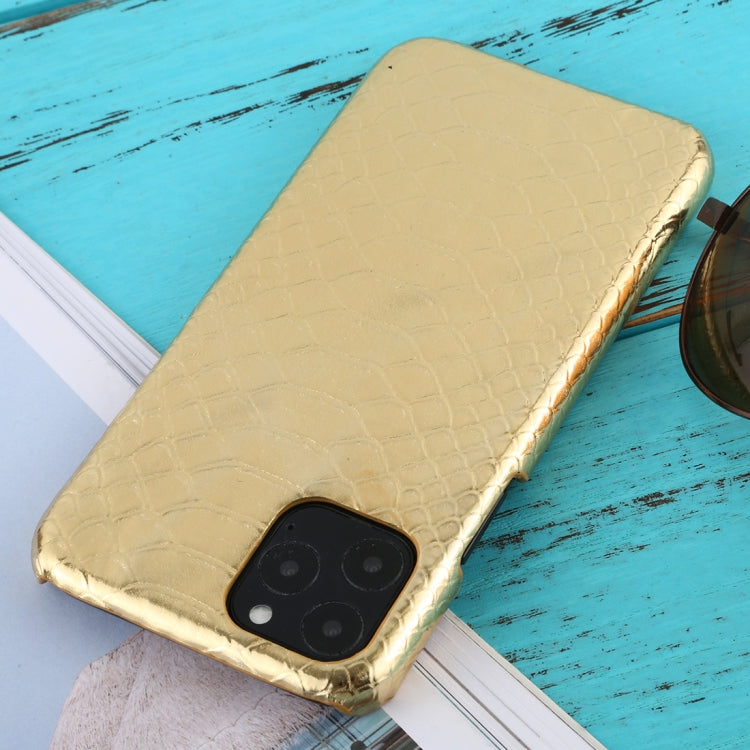 For iPhone 11 Pro Snakeskin Texture Paste Skin PC Protective Case