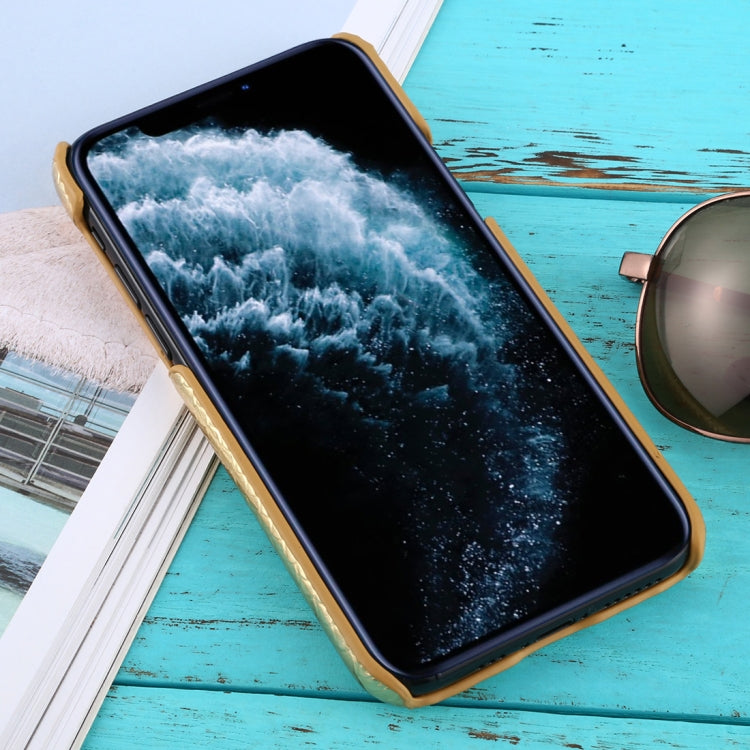 For iPhone 11 Pro Snakeskin Texture Paste Skin PC Protective Case