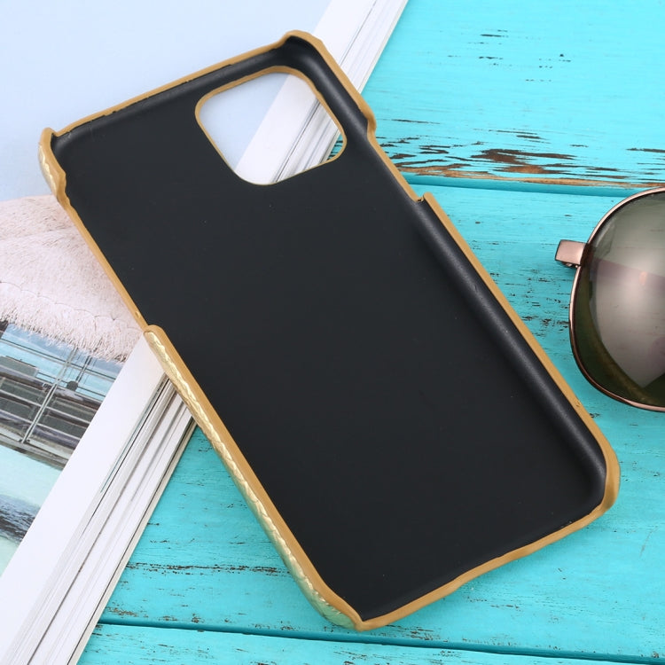 For iPhone 11 Pro Snakeskin Texture Paste Skin PC Protective Case