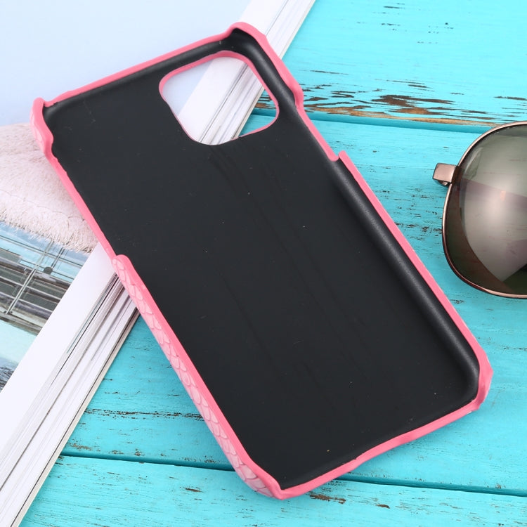 For iPhone 11 Pro Snakeskin Texture Paste Skin PC Protective Case