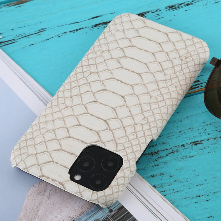 For iPhone 11 Pro Snakeskin Texture Paste Skin PC Protective Case