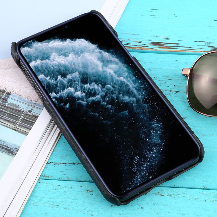 For iPhone 11 Pro Max Snakeskin Texture Paste Skin PC Protective Case