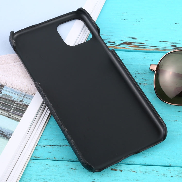 For iPhone 11 Pro Max Snakeskin Texture Paste Skin PC Protective Case